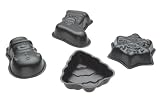 Kaiser Four Piece Christmas Mini Mold Set