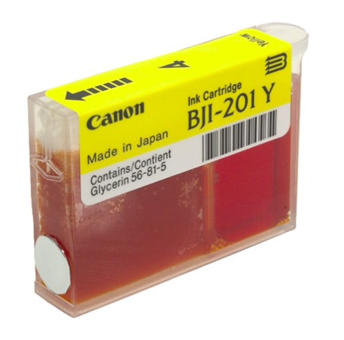 Camcorder: Canon BJI-201Y gelb Tintenpatrone Druckerpatrone