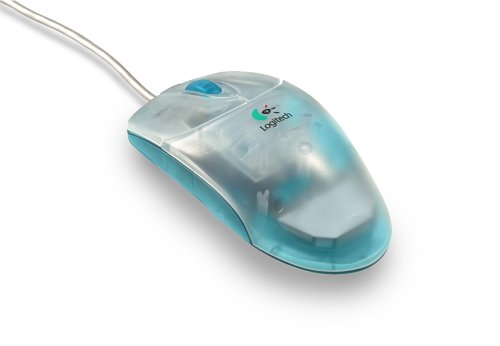 Lautsprecher: Logitech Pilot Wheel mechanisch Kabel Maus