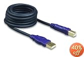 Belkin Gold Series 6-Foot USB A to B Device; 20/28 AWG; DSTP