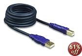 Belkin Gold Series 6-Foot USB A to B Device; 20/28 AWG; DSTP
