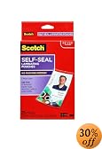 Scotch® Self-Laminating ID Protectors LS852G, Includes Clips