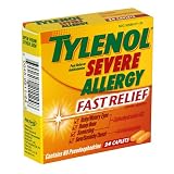 Tylenol Severe Allergy Antihistamine & Pain Relief Caplets - 24 ea