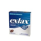 Ex-Lax Chocolated Stimulant Laxative, Regular Strength, 48 Pieces