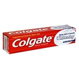 Colgate Whitening Fluoride Toothpaste, Baking Soda & Peroxide Whitening with Tartar Control - 8.2 oz