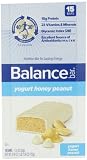 Balance Bar Complete Nutritional Food Bar, Yogurt Honey Peanut (15 Bars)