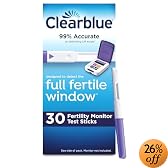 Clearblue Easy Fertility Monitor Test Sticks, 30-Count Box