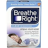 Breathe Right Nasal Strips, Small/Medium, Clear, 30 Count