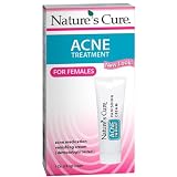 Natures Cure Two-Part Acne Treatment System, for Women, 1 month supply (60 Tablets, 1 Ounce Cream)