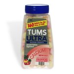 Tums Ultra Maximum Strength Antacid/Calcium Supplement, Tropical Assorted Fruit - 160 ea