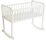 Jenny Lind White Rocking Cradle - 5450-1
