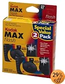 Kodak MAX 35mm Single Use Cameras with Flash (2 Pack)