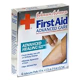 Johnson & Johnson Advanced Healing Adhesive Pads, 3-Inch 4 pads