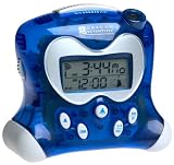 Oregon Scientific RM313PNA-B ExactSet Fixed Projection Alarm Clock, Blue