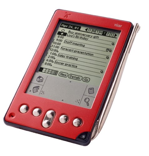 Heimkinosysteme: Handspring Visor Edge Handheld rot