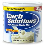 Carb Solutions High Protein Shake Mix, Creamy Vanilla (13.5 Ounces)