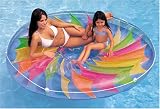 Color Wheel Fun Island Swimming Pool Float 72"