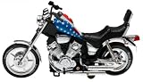 Born to be Wild Motorcycle: Flag Tank Decoration