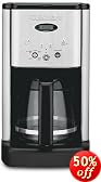 Cuisinart DCC-1200 12-Cup Brew Central Coffeemaker, Black and Stainless Steel