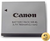 Canon NB-4L Akku für D-IXUS 30/40/50/60/65/70/75/i7 zoom