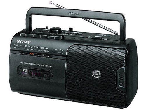 Festplatten: Sony CFM-10 tragbarer Radiorekorder schwarz