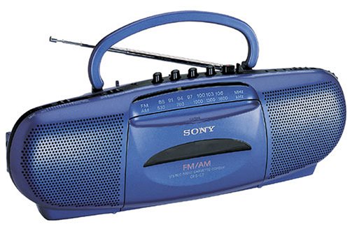 Festplatten: Sony CFS-E2/L tragbarer Radiorekorder blau