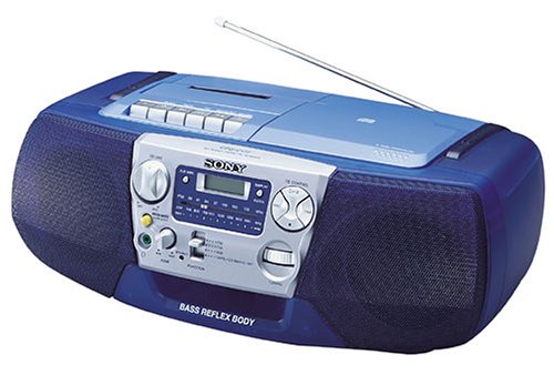 Festplatten: Sony CFD-V177L tragbarer CD-Radiorekorder blau