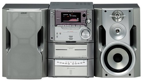 Festplatten: Sony MHC-ZX10 Kompaktanlage mit 5-fach CD-Wechsler