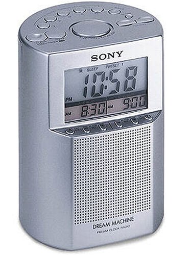 Festplatten: Sony ICF-C795RC Uhrenradio (mit Funkuhr) silber