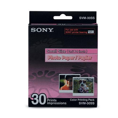 Festplatten: Sony SVM-30SS Spezialpapier f�r Fotodrucker