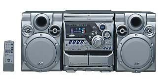 Telekommunikation: JVC MX-K 3R Kompaktanlage silber