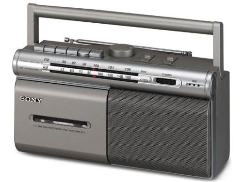 Festplatten: Sony CFM-20 tragbarer Radiorekorder silber
