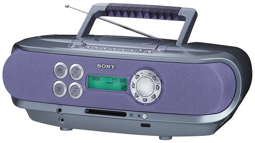 Festplatten: Sony ZS-M30 tragbarer MD-/CD-Radiorekorder blau