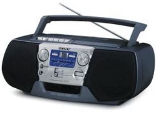 Festplatten: Sony CFD-V7 tragbarer CD-Radiorekorder blau