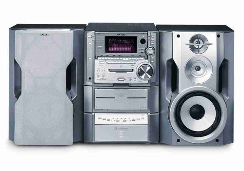 Festplatten: Sony MHC-ZX50MD Kompaktanlage mit 5-fach CD-Wechsler und MD-Rekorder