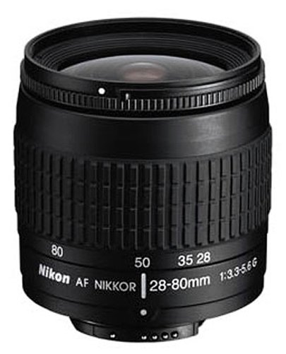 NoteBook: Nikon 28-80mm/3,3-5,6 G Zoom-Objektiv silber