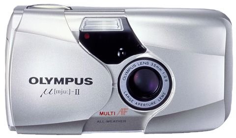 DVD Player: Olympus �[mju:]-II QD Kleinbildkamera