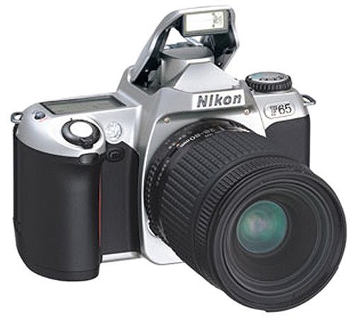 NoteBook: Nikon F65 Spiegelreflexkamera silber inkl. Nikon-Objektiv 28-80mm