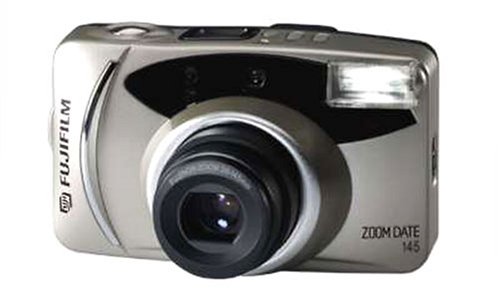 Festnetztelefone: Fuji Zoom Date 145 Kleinbildkamera inkl. Tasche, Trageriemen, Film und Batterie