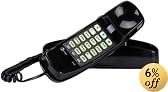 AT&T 210 Trimline Phone with Memory Dialing (Black)
