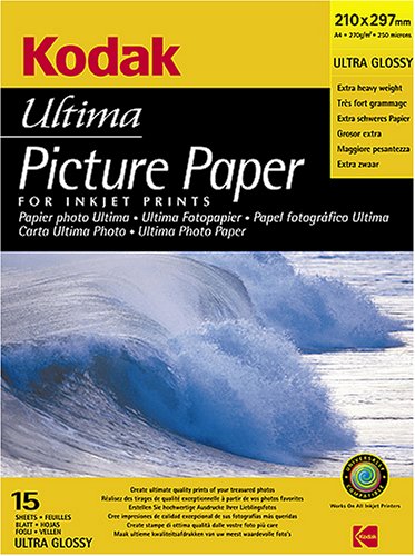 Kompaktanlagen: Kodak Ultima Fotopapier 15 Blatt DIN-A4 hochgl�nzend
