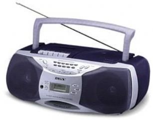 Festplatten: Sony CFD-926L tragbarer CD-Radiorekorder silber/schwarz