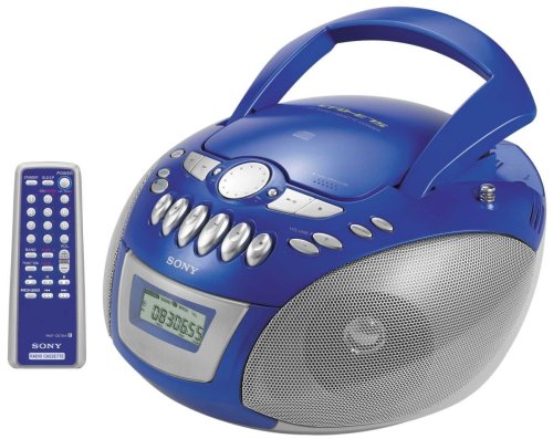 Festplatten: Sony CFD-E75L tragbarer CD-Radiorekorder blau
