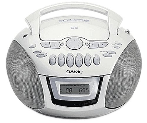 Festplatten: Sony CFD-E75L tragbarer CD-Radiorekorder perlwei�