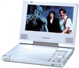 Projektoren: Panasonic DVD-LV75EC-S tragbarer DVD-Player silber