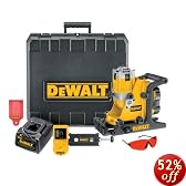 DEWALT DW073KD 1/4-Inch at 100 Feet Manual Level 9.6-Volt to 18-Volt Ni-Cad Cordless Interior/Exterior Rotary Laser Kit
