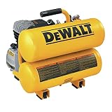 DeWalt D55153 Heavy-Duty 15 Amp 1 Horsepower 4 Gallon Oiled Twin Hot Dog Compressor