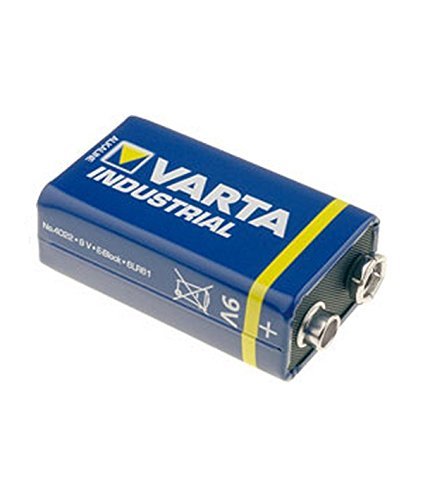 Verst&auml;rker und Receiver: Varta 4022 Alkaline Block 9 V Batterie