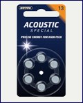 Verst&auml;rker und Receiver: Varta V 13 Acoustic Zink/Luft 1,4V 240mAh H�rger�te-Zelle 6erPack