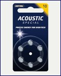 Verst&auml;rker und Receiver: Varta V 10 Acoustic Zink/Luft 1,4V 70mAh H�rger�te-Zelle 6erPack